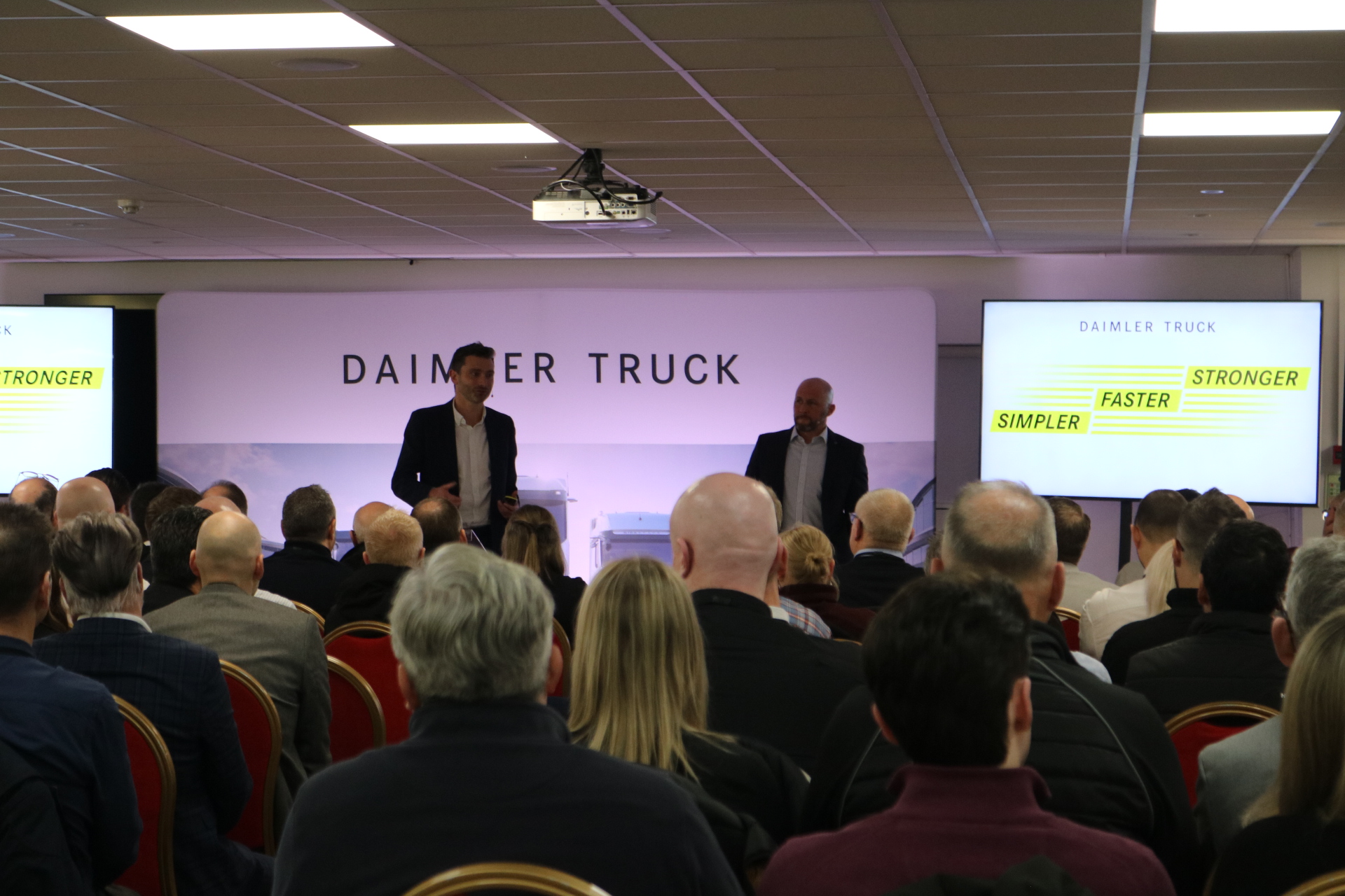 Daimler Truck UK main stage with Simpler, Faster, Stronger campaign